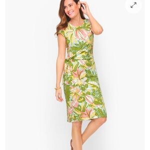 Floral Green Dress